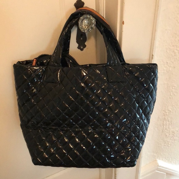 mz wallace black lacquer backpack